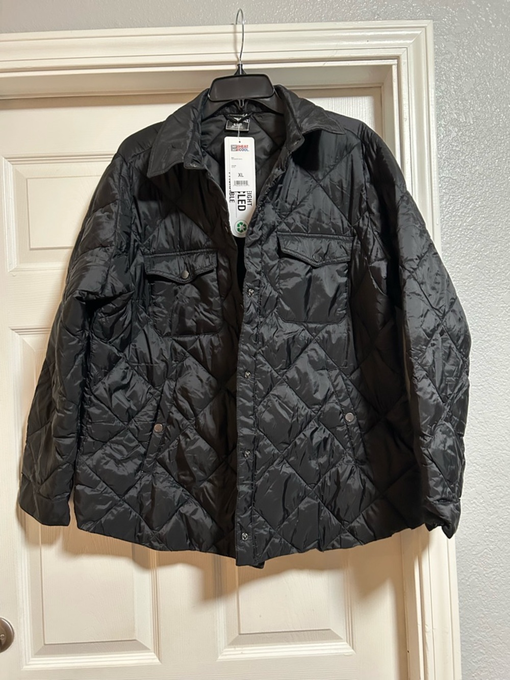 32 Degrees Heat Black Quilted Jacket